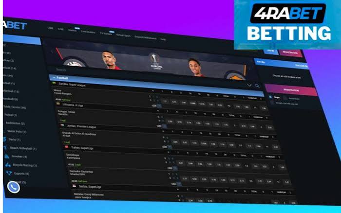 4rabet. Betting on sports and online casino